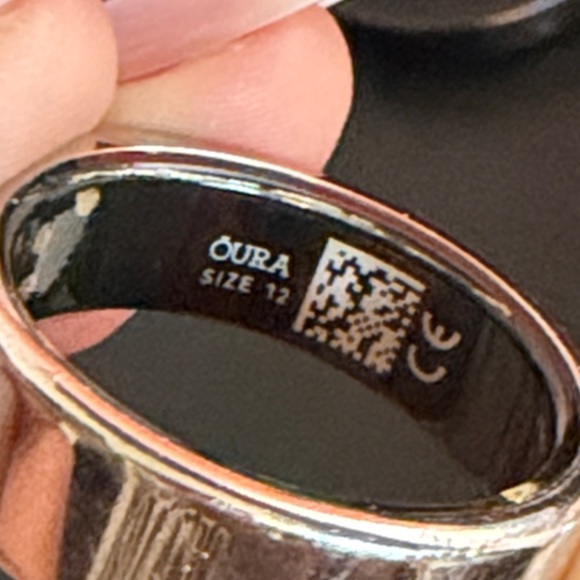 OURA Ring Gen 2 Heritage Silver Size 12 - Picture 6 of 6